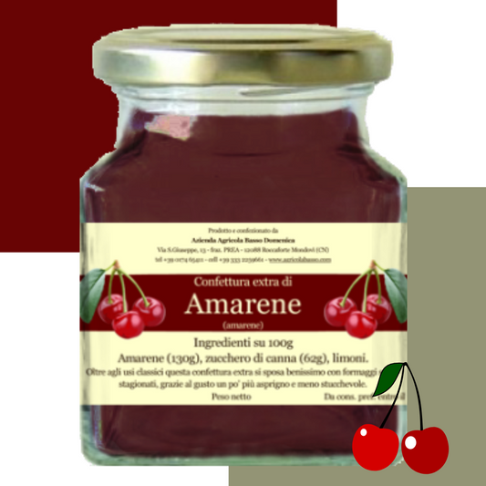 Confiture de cerises noires
