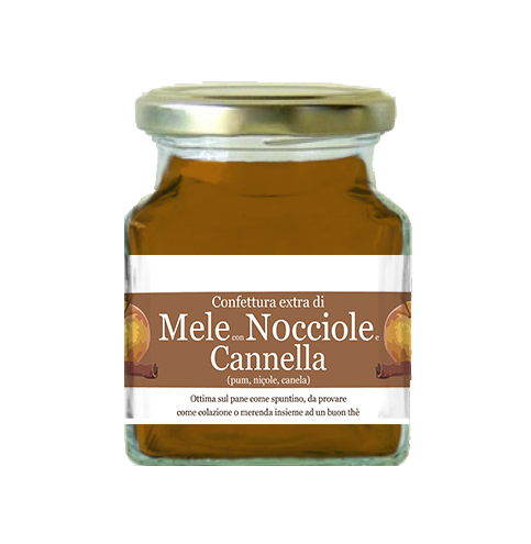 Confiture de pommes, noisettes et cannelle