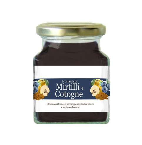 Mostarda di Mirtilli e Cotogne