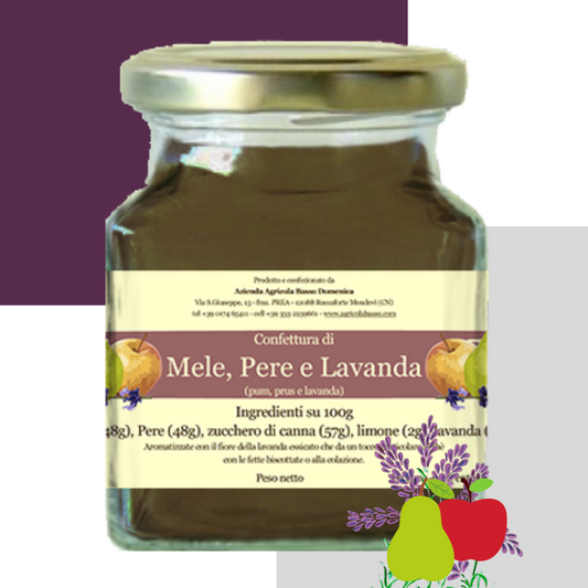Confettura di Mele Pere e Lavanda