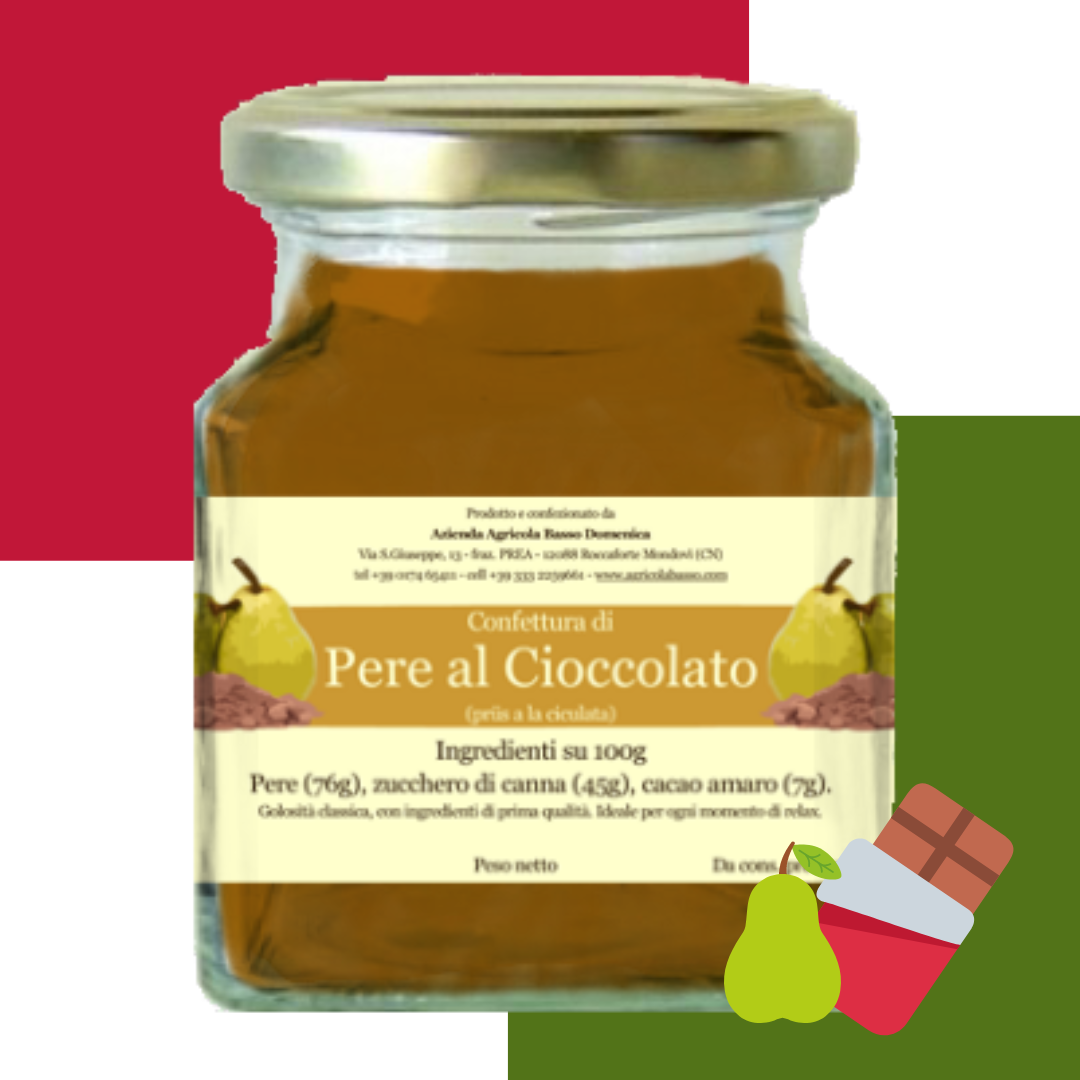 Confettura di Pere e Cioccolato