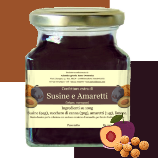 Plum and Amaretti jam