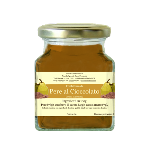 Confettura di Pere e Cioccolato