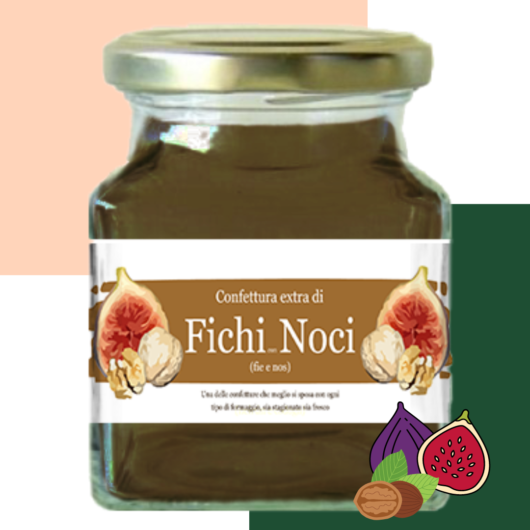 Confiture de figues et noix