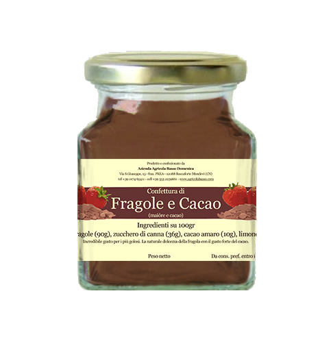 Confettura di Fragole e Cacao