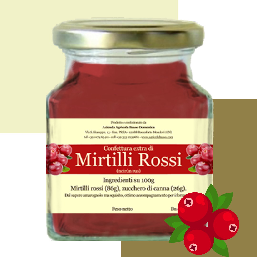 Confettura di Mirtilli Rossi